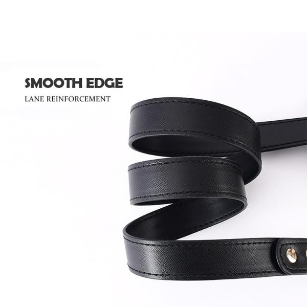 Hands Free Dog Leash And Collar , Leather Dog Leads And Collars