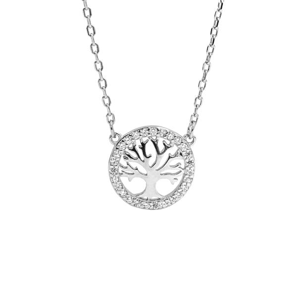 Long New Jewellery Design Cubic Zirconia Wedding Necklace Mirror Polished