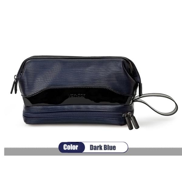 Multil Compartment Mens Leather Travel Bag CE Certificated With Two Separate Zip Pockets