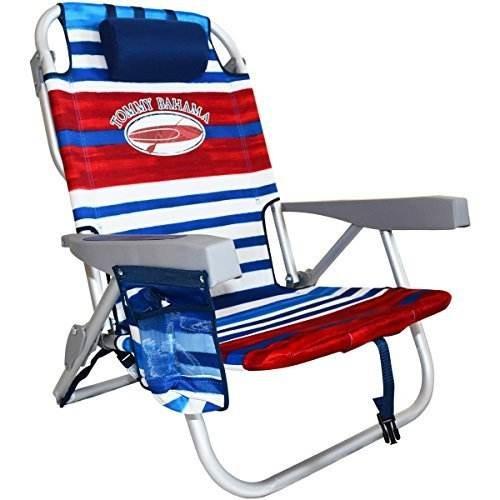 Lawn Beach Chair, Portable Aluminum Dual-Purpose 5-Position Adjustable Durable Folding Beach Chair