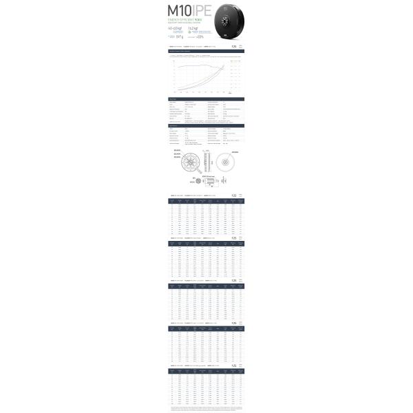M10 IPE V1.0 Бесбросовый беспилотный двигатель постоянного тока с подшипником 6802ZZ*2