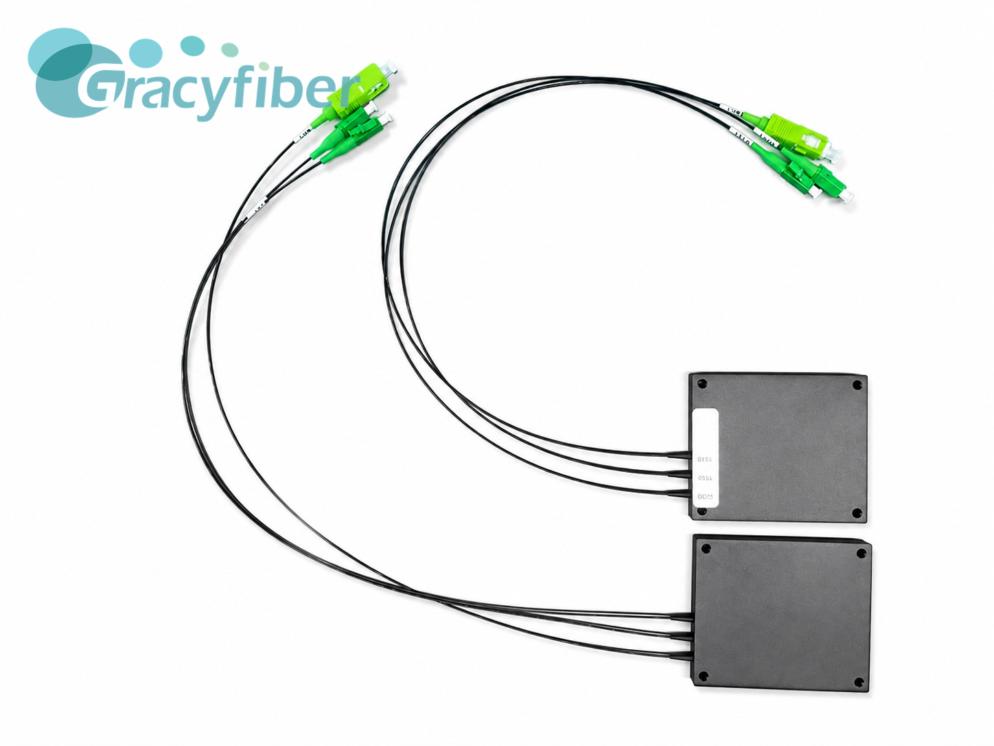 C Band AWG Module Fiber Optic DWDM Multiplexer Demultiplexer For Spectral Analysis