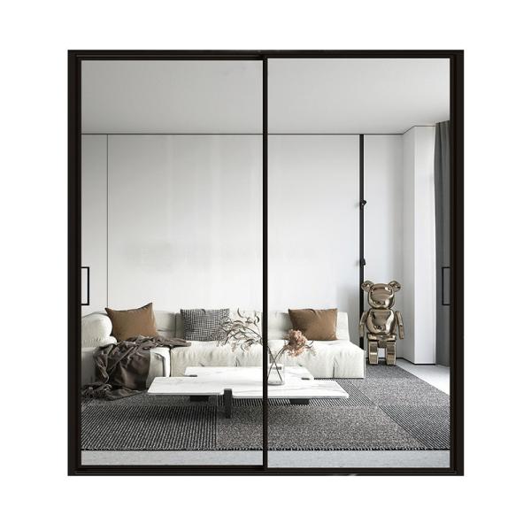 Producing Aluminum Narrow Frame Sliding Tempering Glass Doors with Minimalist Design