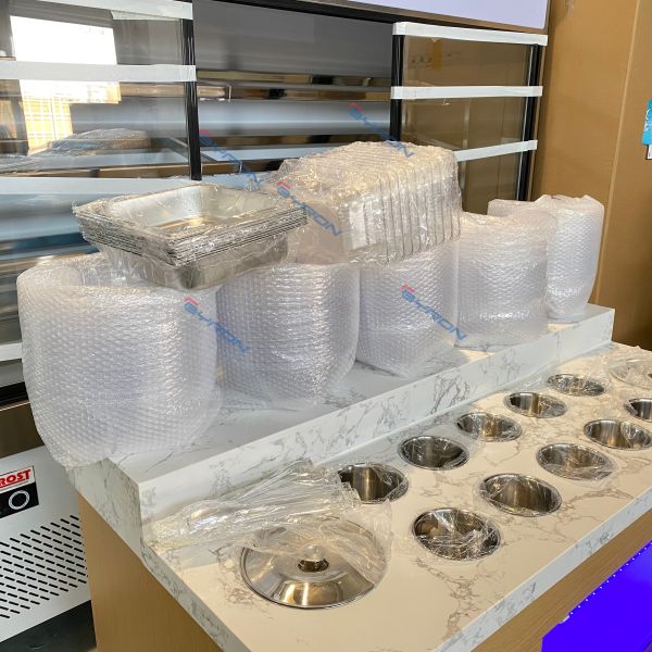 OEM Hotpot Refrigerator Commercial Countertop Refrigerator Display Mechanical Thermostat