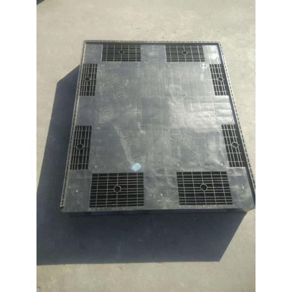 Customized 1200*1000 4 Way Entry Plastic Pallet for Beer Bottles and Juice Static Load 6T