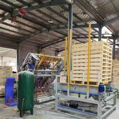 Americano 48*42” Stringer Wooden Pallets Nailer Machine