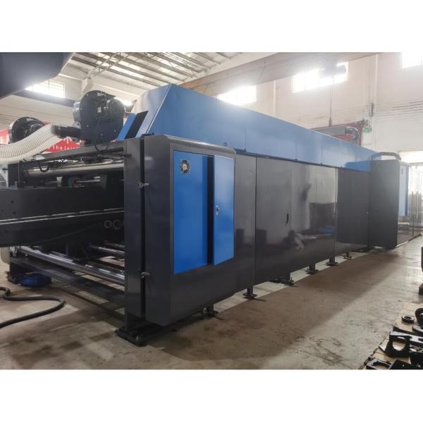 автоматическое складывая клея оборудование печатания Flexo машины 150kw для рифленой коробки коробки