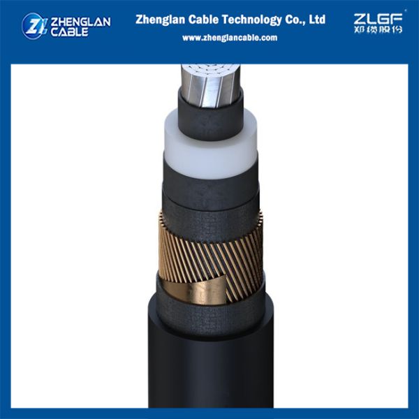 20.8/36kV Single Core XLPE Insulated Aluminum cable for underground use 1x95/16mm2 NA2X(F)2Y 