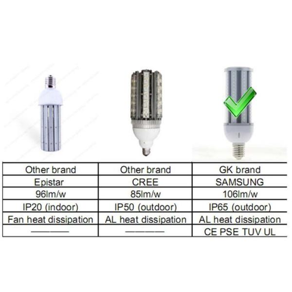 45W E27/E40 LED corn Street Light IP64 waterproof 360 degree good heat dissipation road lamp AC 85-265V