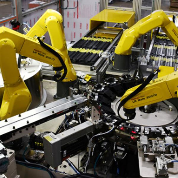 FANUC payload 7kg 6 axis industrial robot programming small size handling assembly robotic workstation