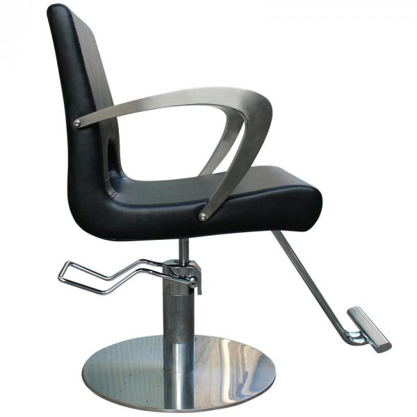 WT-3203 Royal Professional Hair Styling Chair with Stainless-Steel Armrest and Wound Foot plate
