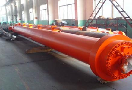 Double Acting OEM 100 Ton Heavy Duty High Pressure Hydraulic Rams Cylinders