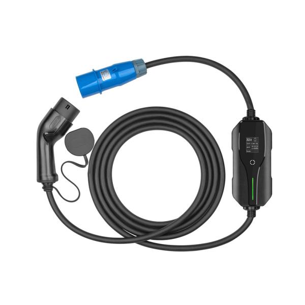 Indicating Light Plug And Play Electric Car Charger 16A 3.5KW At Home