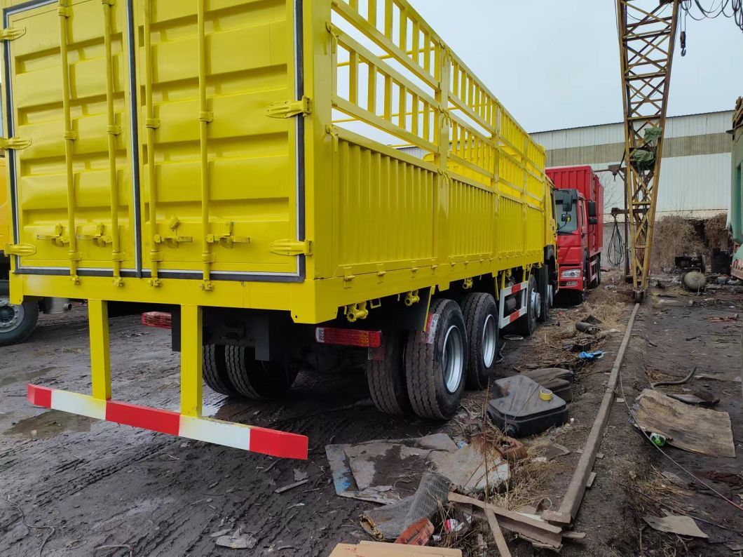 Подержанный Sinotruk HOWO 8*4 Грузовой грузовик 12 колес Вейчай двигатель 351-450 л.с. 6-8 л. емкость