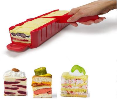 ABS Kitchen Baking Tools Stackable Appetizer Maker Red SGS 38 * 7 * 7cm