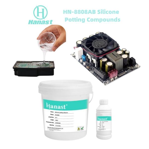 Electronic Rtv Silicone Potting Gel Compound Flexible Adhesive Waterproof Conductive
