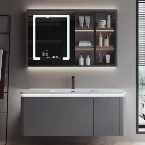 Customized DTC Wall Mounted Bathroom Vanity Units sink Cabinets