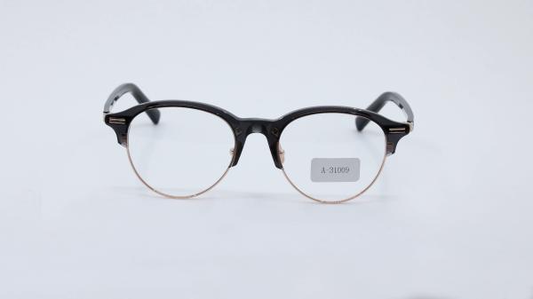 Trendy Round Women Men Eyeglasses Unisex Eyewear frame acetate metal combination new design 2019