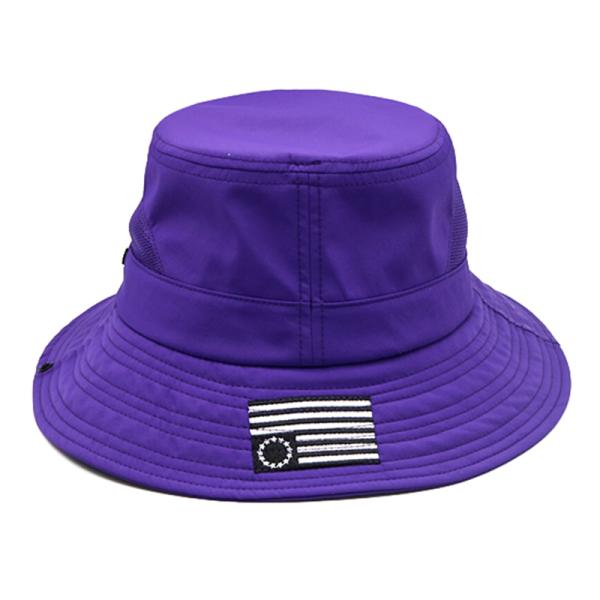 Purple Bucket Hat Manufacturer Custom Embroidery Logo Comfortable Outdoor Design Cotton Bucket Hat