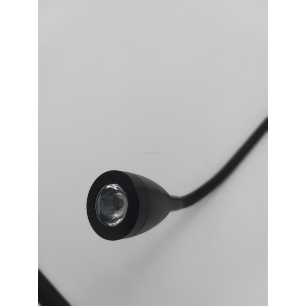 s Swan Neck Style LED Reading Wall Lamp 360 Degree Adjustable with Off-White Shade Color