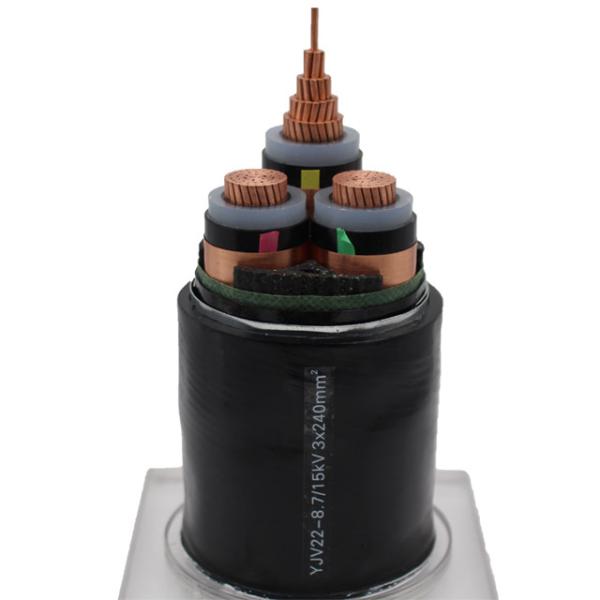 240mm2 8.7/15KV Medium Voltage Power Cable with XLPE Insulation and Copper