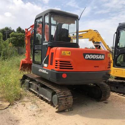 Good Performance Doosan DX55 Excavator Mini 5 Ton in Korea with 2900 Working Hours