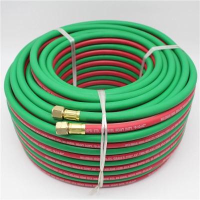 1/4'' X 100FT 300psi Gas Rubber Hose Twin Welding EPDM Natural Gas Flexible Hose