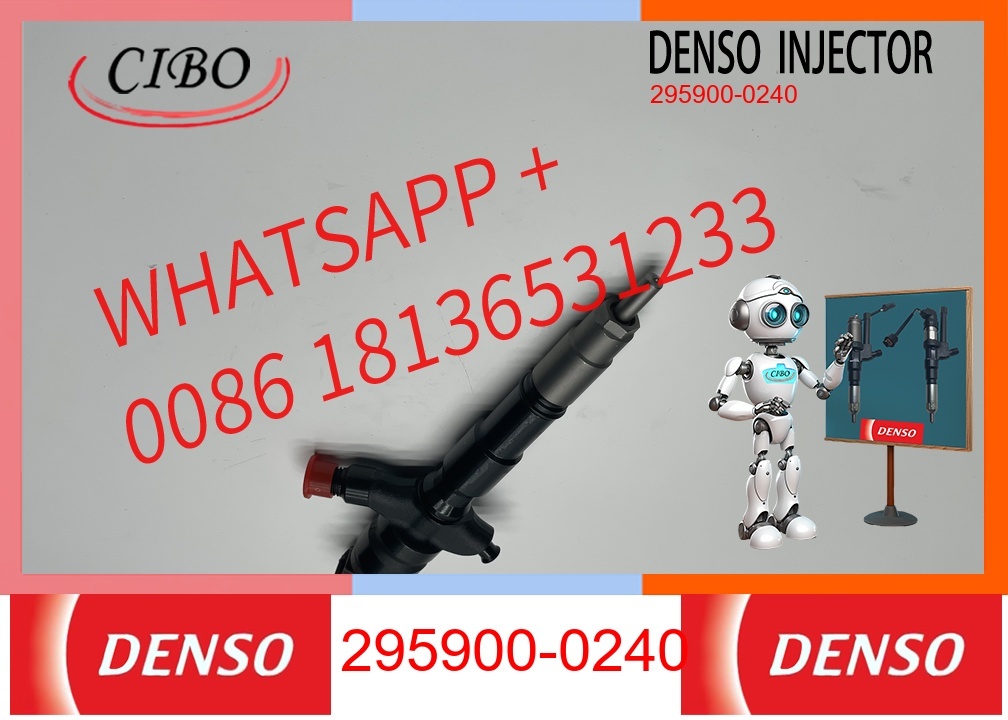 Denso original Denso original Denso Common Rail Injector 295900-0240 295900-0190 23670-39445 2367039445 AutoParts for TOYOTA HILUX LANDCRUSER 1KD D4D Engine new injector original new injector