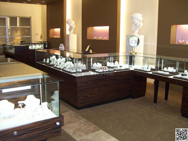 JS021 Luxurious free original design jewelry display showcase jewelry kiosk furniture for sale