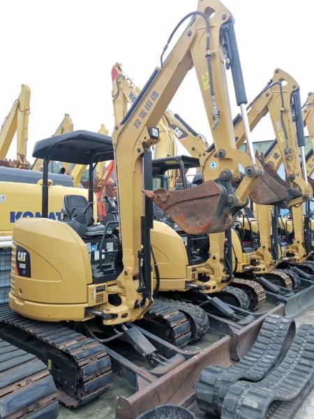 Used cat303E excavator send hand construction machinery  imported
