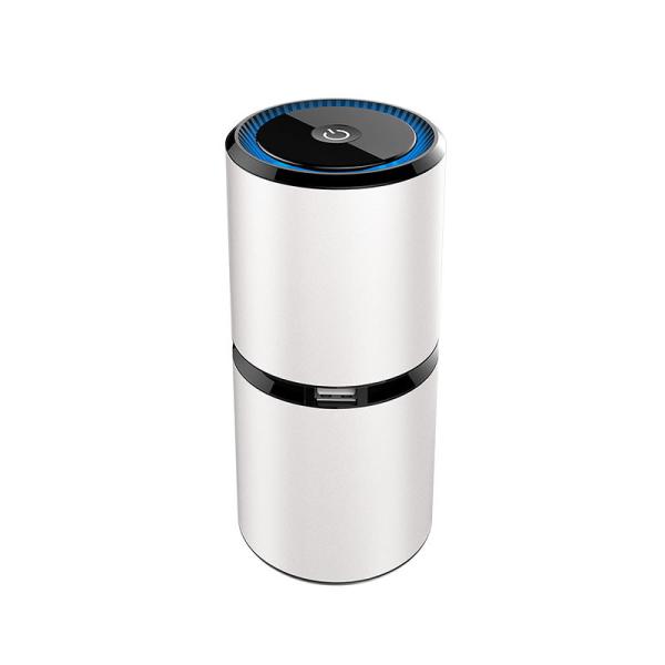 ETL Gray Hepa Car Air Purifier 106m3/h Negative Ion Air Cleaner