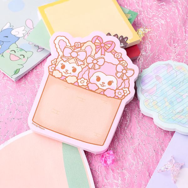Custom Personalized Stationery Self-adhesive Note Pad Printed Sticky Notes Stationery Cute Sticky Note Custom Sticky Notepad