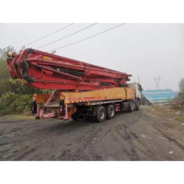 Cylinder Type Structure Second Hand 56 Meters Concrete Pump Used for Infrastructure