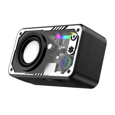 Transparent Mecha Small Wireless Bluetooth Speaker