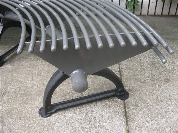 Cast Iron Metal Tree Surround Bench With Polyester Powder Coating