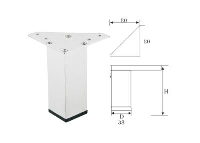 Armário Sofa Legs moderno, estilo elegante dos pés modernos elegantes da mesa da probabilidade