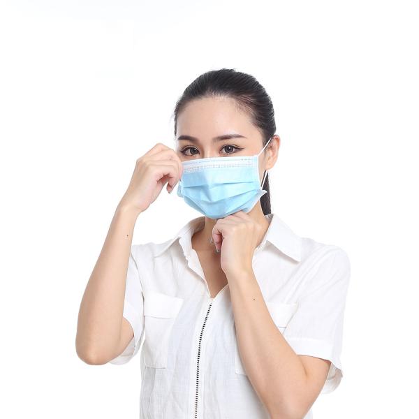 Blue EN14683 TYPE IIR 3 Ply Surgical Face Mask
