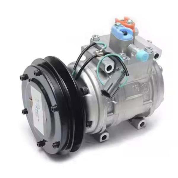 PC200-6 Compresor de aire acondicionado para excavadoras 20Y-979-D380 10PA15C R134A Compresor de CA de 24 V