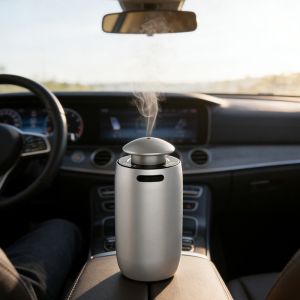 Aluminum Alloy Car Scent Diffuser Precision Engineered Metal Body Auto Aroma