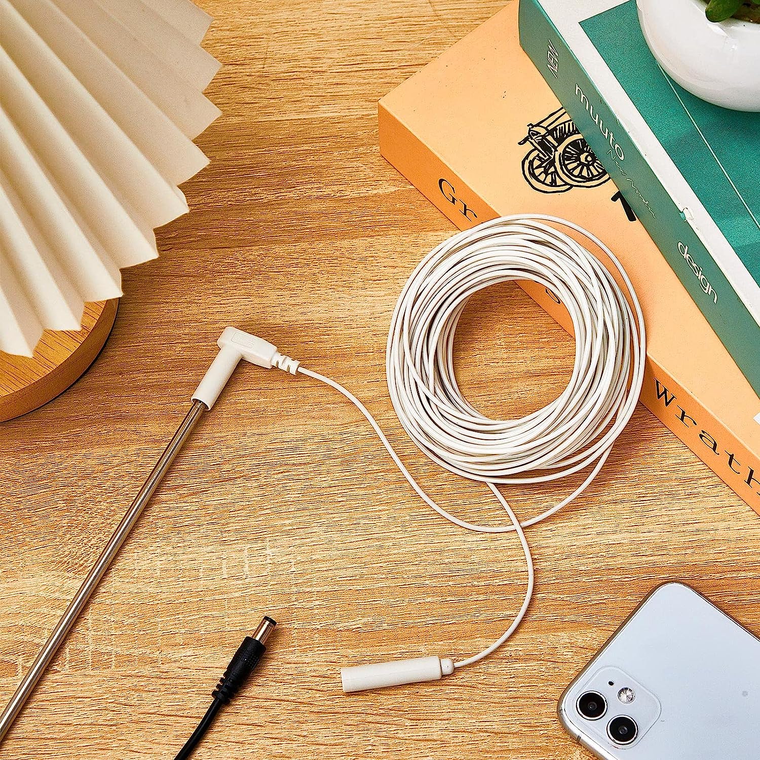 ESD Grounding Stainless Steel Rod 40ft Extension Cord Anti-Static for Outdoor Earth Grounding Yoga Mat Safety Product