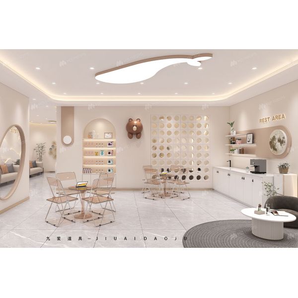 BBC011 Maternity Store Decoration Baby Shop Display Rack Baby Diapers Display Stand for Baby Store Design