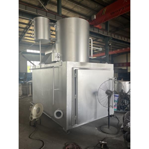 Industrial Waste Incinerator with 800-1200 Degrees Celsius Temperature Range 50KG-1ton Capacity and Carbon Steel Construction