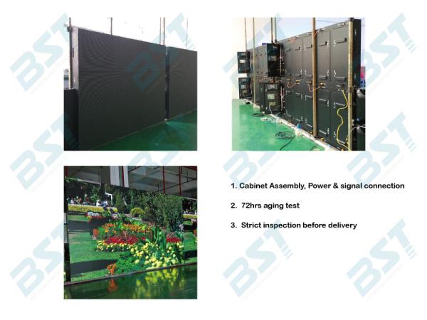 Waterproof P16 Outdoor Advertising Led Display 1R1G1B , Led Video Display Board