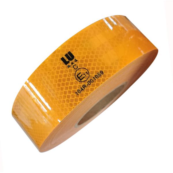 Водонепроницаемая отражательная лента безопасности шириной 2 дюйма длиной 150 футов красный, белый и желтый для грузовиков