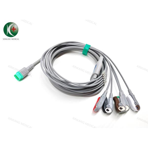患者のモニターと互換性のあるカスタマイズ可能なECGリードケーブル