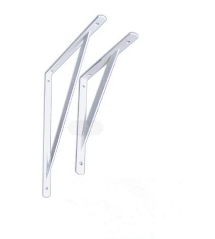 Heavy Duty Wall Shelf Brackets For Studying Room Nickel / Zinc Plating