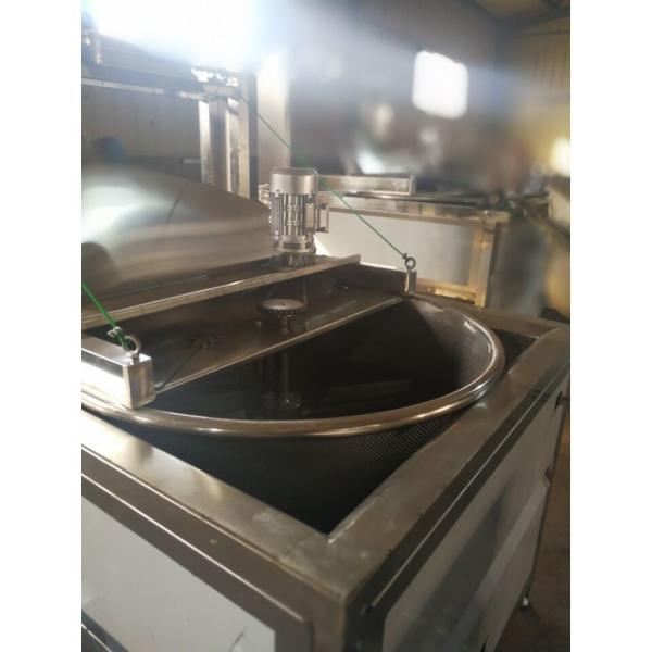 automatic electric heating stainless steel nuts fryer machine
