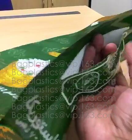 Handle Rice Bags, Handy Pet Foods Pouches, Jumbo Pack, Slider Pouch Bags With Handle Carrier