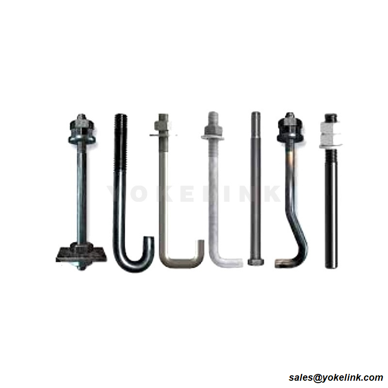 5/8–2-1/2 ASTM F1554 Foundation Anchor Rods Grade 105 | A563 Nuts & F436 Washers