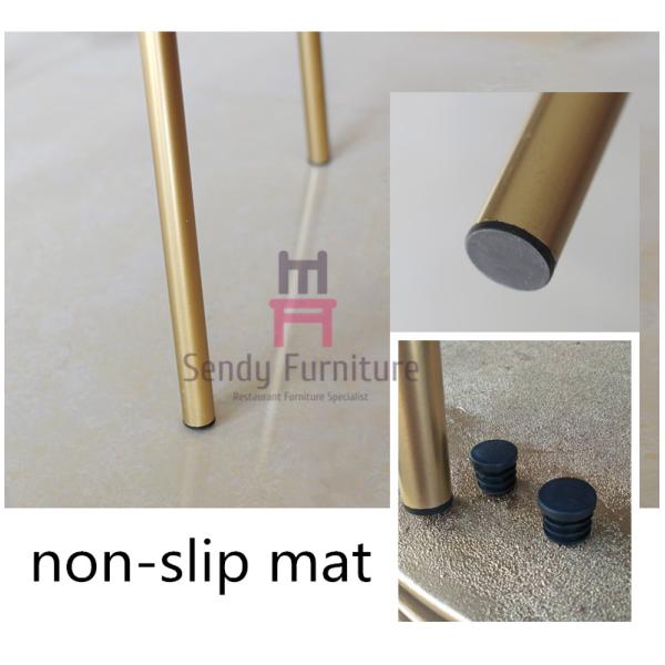 Ins Style Lovely Bow Metal Restaurant Chairs With Custom Cushion Color On Stock